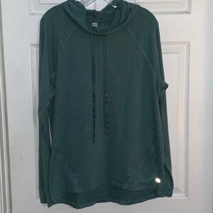 Marika Teal Long Sleeve Hoodie